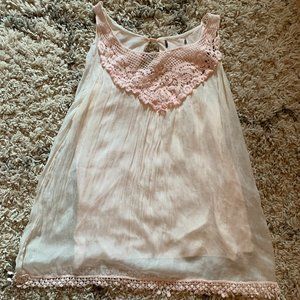 Flow-y, Lace Necked Tank Top